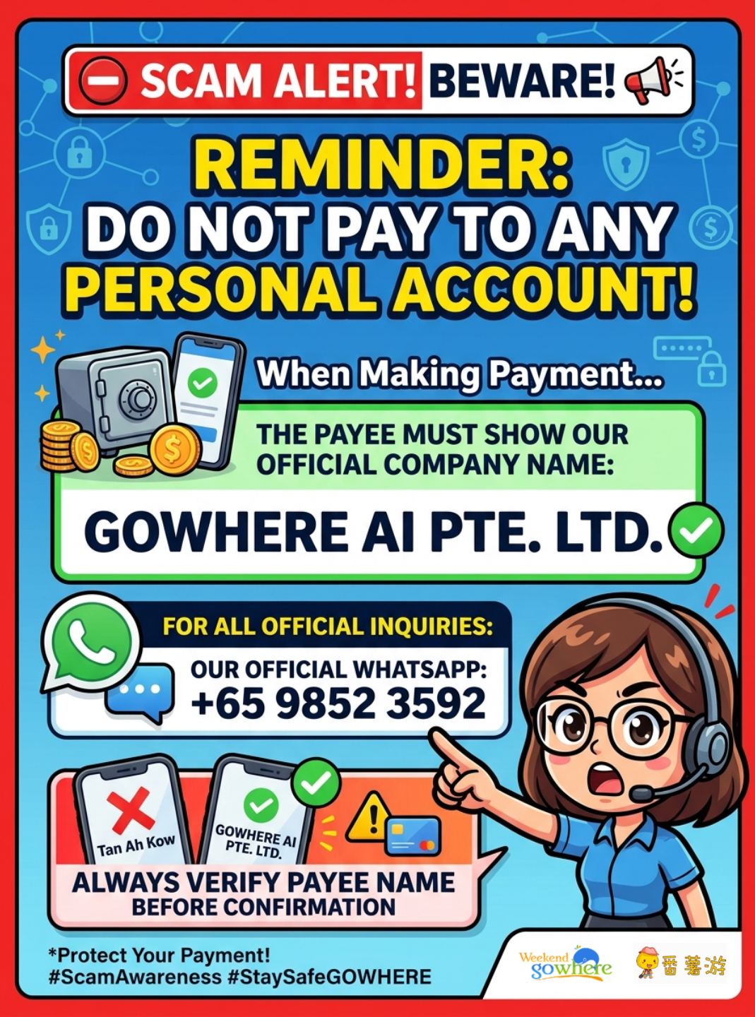 SCAM ALERT
